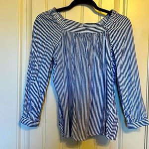 Blue & White stripped shirt